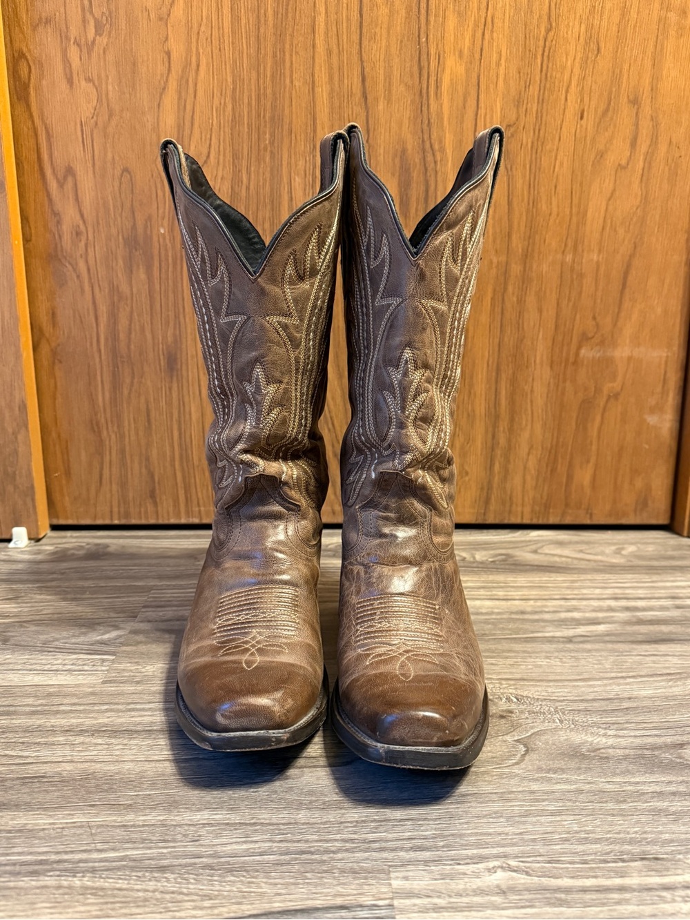 Women’s Brown Leather Western Cowboy Boots